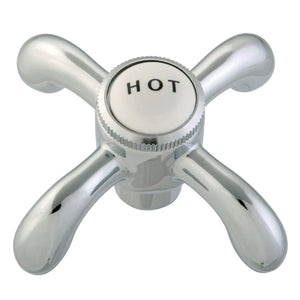 Heritage CCVX1H Hot Metal Cross Handle, Polished Chrome