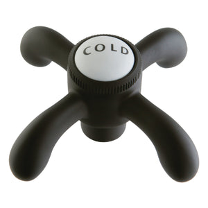Heritage CCVX5C Cold Metal Cross Handle, Oil Rubbed Bronze