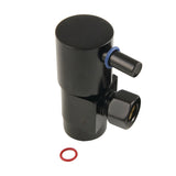 Concord CD43300DL 1/2-Inch FIP x 3/8-Inch OD Comp Anti-Seize Deluxe Quarter-Turn Ceramic Hardisc Cartridge Angle Stop, Matte Black