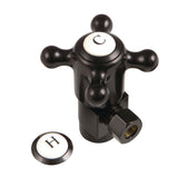 Heritage CD43305BX 1/2-Inch FIP x 3/8-Inch OD Comp Anti-Seize Deluxe Quarter-Turn Ceramic Hardisc Cartridge Angle Stop, Oil Rubbed Bronze