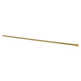 Complement CF38207 20-Inch x 3/8-Inch Diameter Flat Closet Supply Line, Brushed Brass