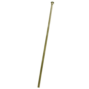 Complement CF38303 30-Inch x 3/8-Inch Diameter Flat Closet Supply Line, Antique Brass