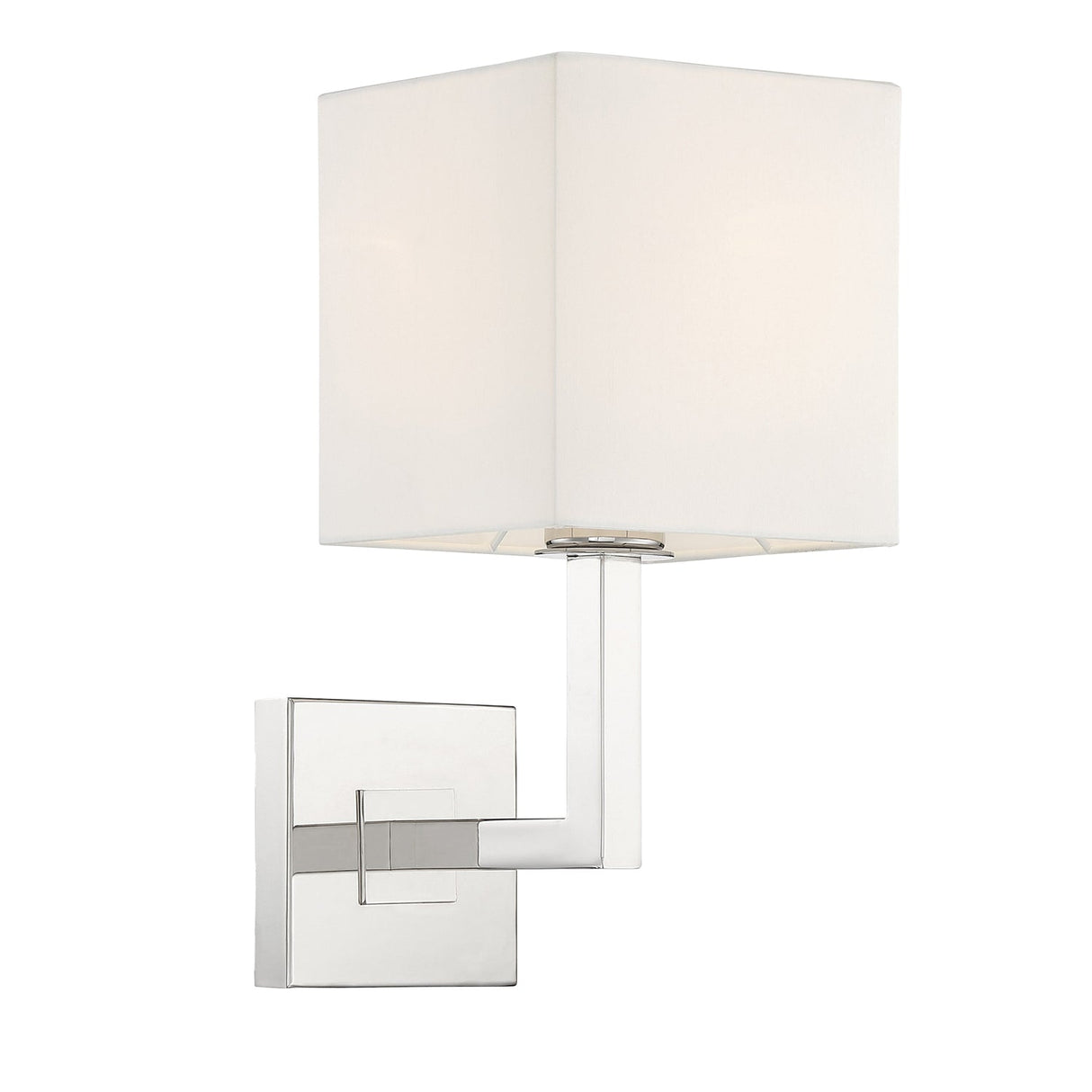 Chatham 1 Light Polished Nickel Sconce CHA-491-PN