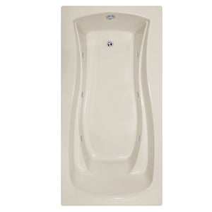 Hydro Systems CHA7236AWP-BON CHARLOTTE 7236 AC W/WHIRLPOOL SYSTEM-BONE