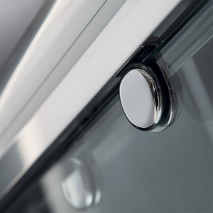 DreamLine Charisma 56-60 in. W x 76 in. H Frameless Bypass Sliding Shower Door in Brushed Nickel