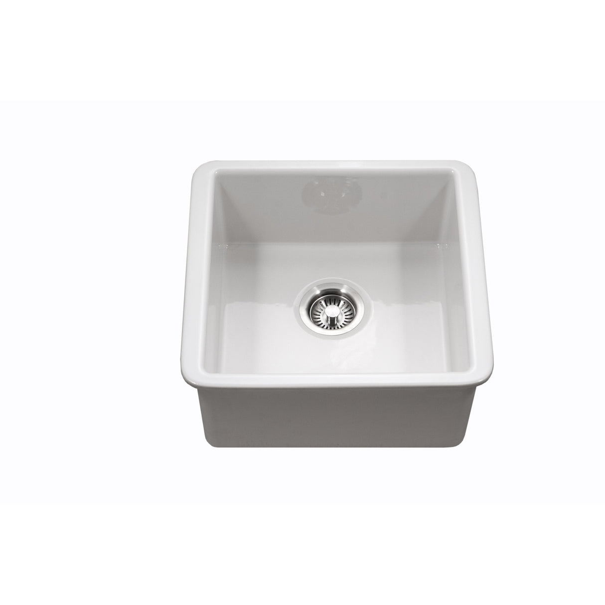 Hamat - CHE-1717BU-WH - Undermount Fireclay Bar Sink, White