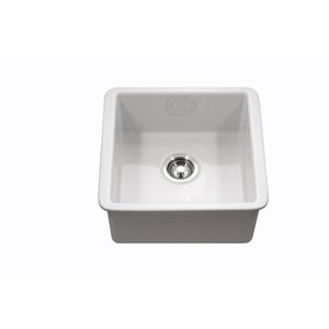 Hamat - CHE-1717BU-WH - Undermount Fireclay Bar Sink, White