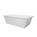 Hydro Systems CHE7236ATO-WHI CHEYENNE, FREESTANDING TUB ONLY 72X36 - -WHITE