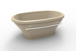 Hydro Systems CHL7040ATO-BON CHLOE 7040 FREESTANDING TUB ONLY - BONE