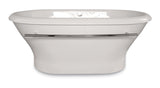 Hydro Systems CHL7040ATO-WHI CHLOE 7040 FREESTANDING TUB ONLY - WHITE