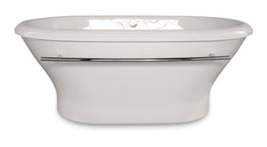 Hydro Systems CHL7040ATO-WHI CHLOE 7040 FREESTANDING TUB ONLY - WHITE