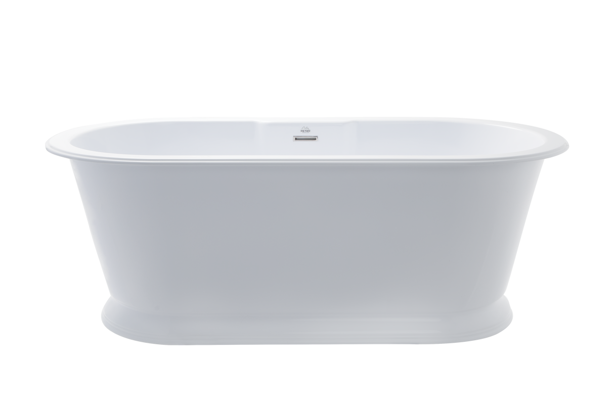 Hydro Systems CHT6632HTO-WHI CHATEAU 6632 METRO TUB ONLY-WHITE