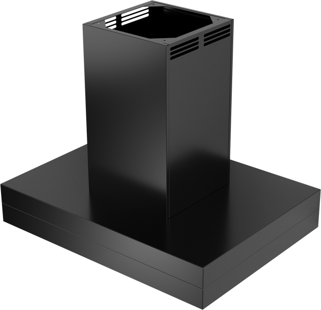 Vent-A-Hood CIEAH6-K42 BL 42" Contemporary Island Range Hood with Ductless Ventilation (ARS), Black Satin