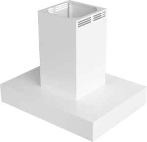 Vent-A-Hood CIEAH6-K42 BT 42" Contemporary Island Range Hood with Ductless Ventilation (ARS), Biscuit