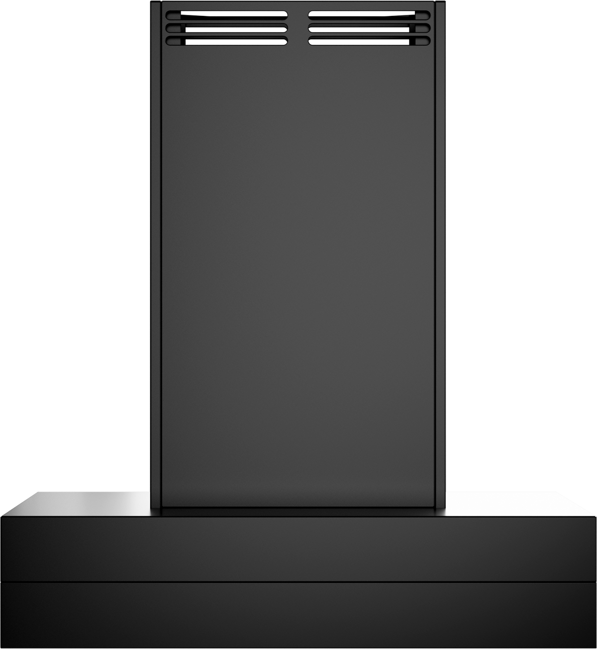 Vent-A-Hood CIEAH6-K36 BC 36" Contemporary Island Range Hood with Ductless Ventilation (ARS), Black Carbide