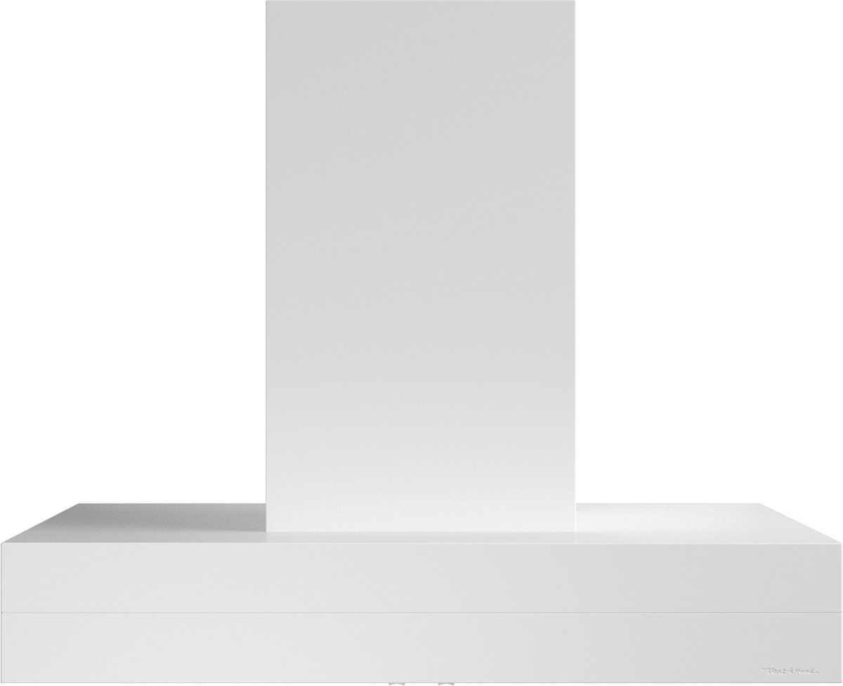 Vent-A-Hood CIEH6-K36 WH 36" 250 CFM Contemporary Island Range Hood with Low-Profile Blower (V-Line), White