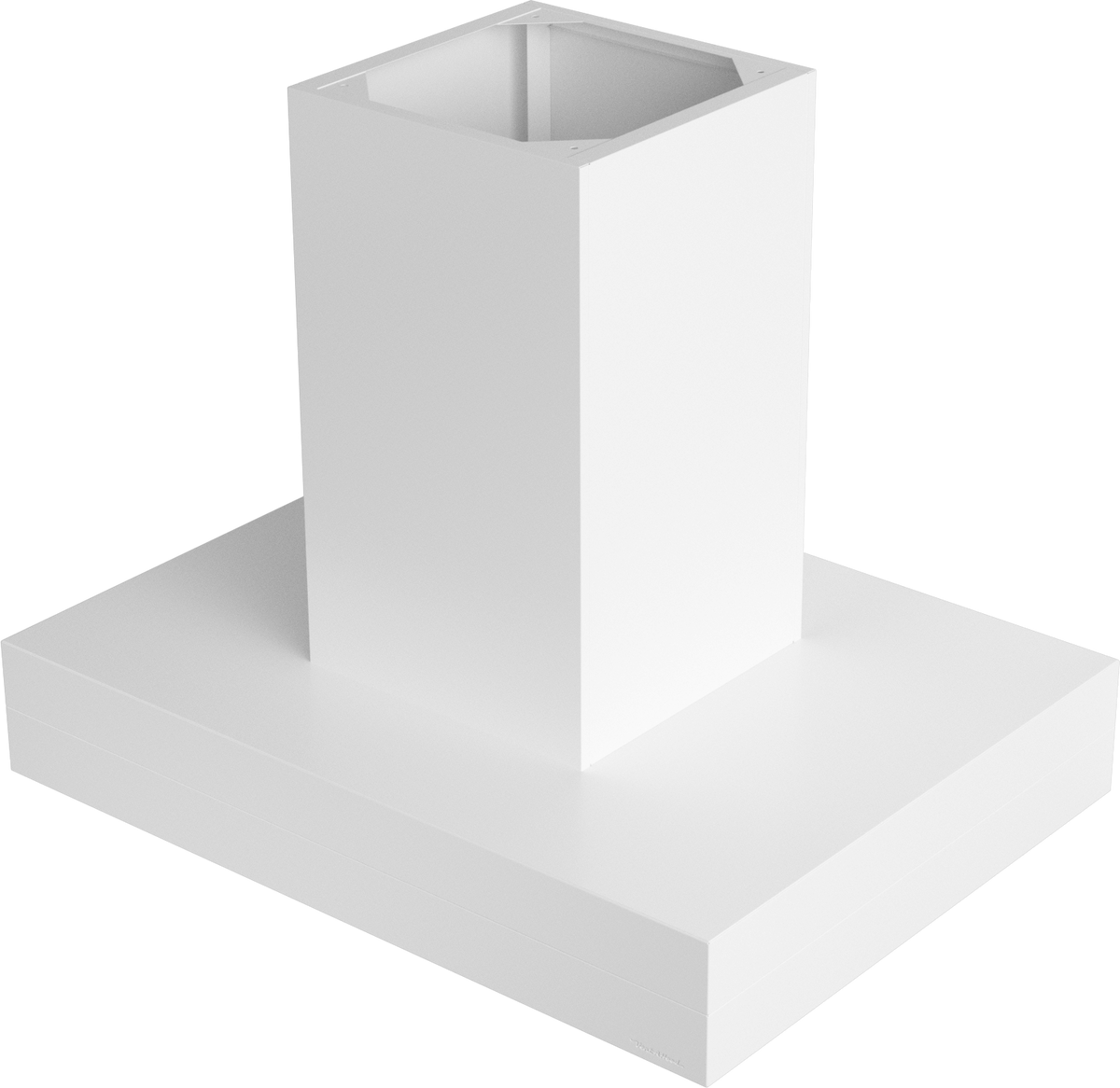 Vent-A-Hood CIEH6-K36 WH 36" 250 CFM Contemporary Island Range Hood with Low-Profile Blower (V-Line), White