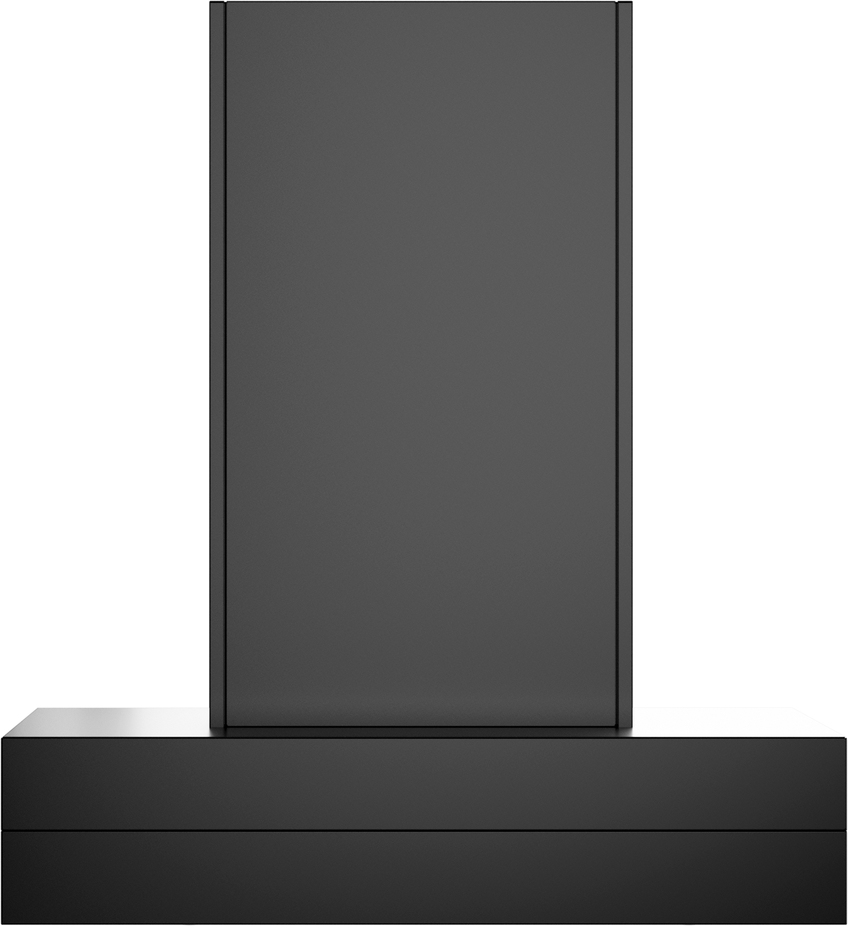 Vent-A-Hood CIEH6-K36 BC 36" 250 CFM Contemporary Island Range Hood with Low-Profile Blower (V-Line), Black Carbide
