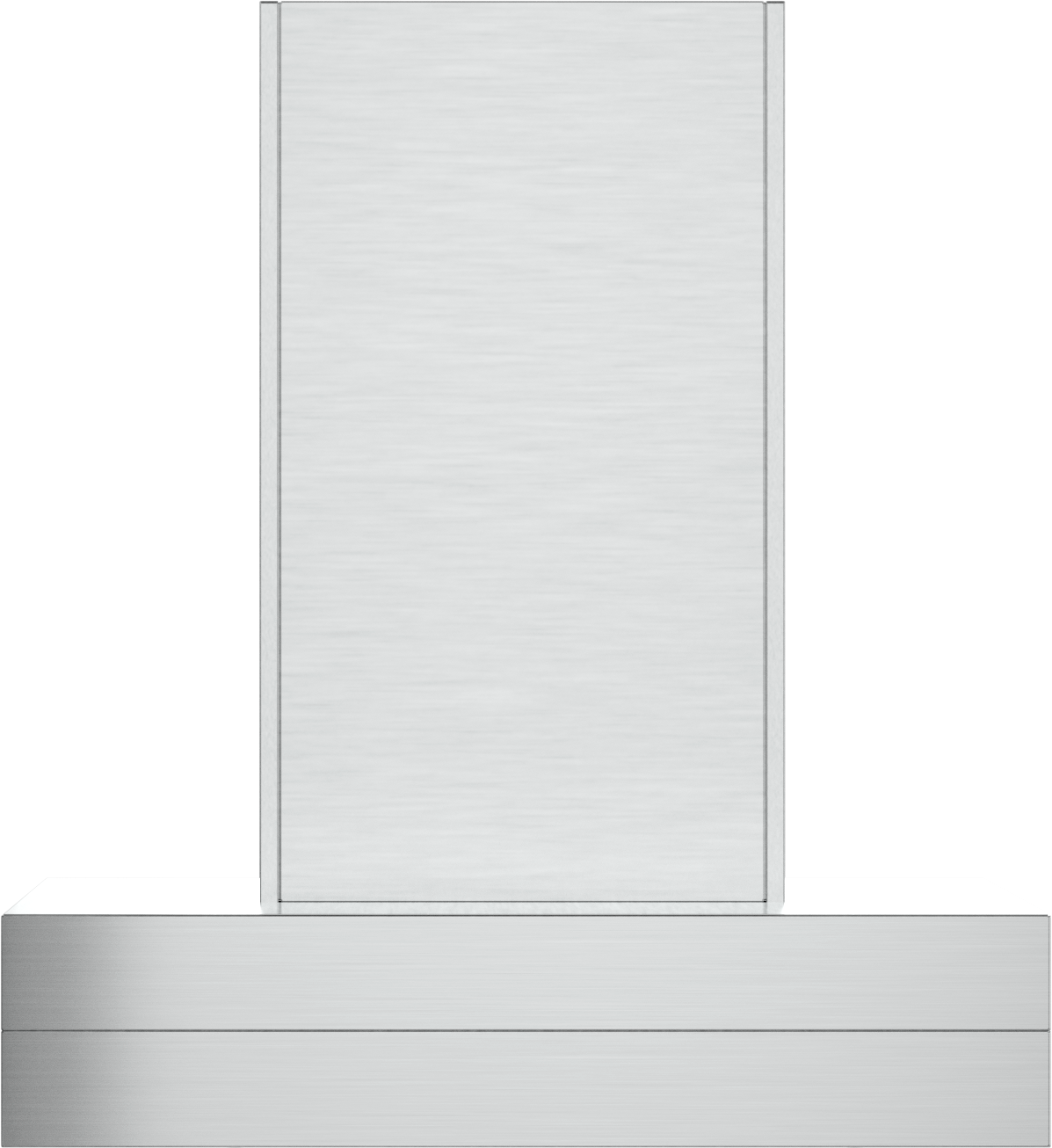 Vent-A-Hood CIEH6-K42 SS 42" 250 CFM Contemporary Island Range Hood with Low-Profile Blower (V-Line), Stainless Steel