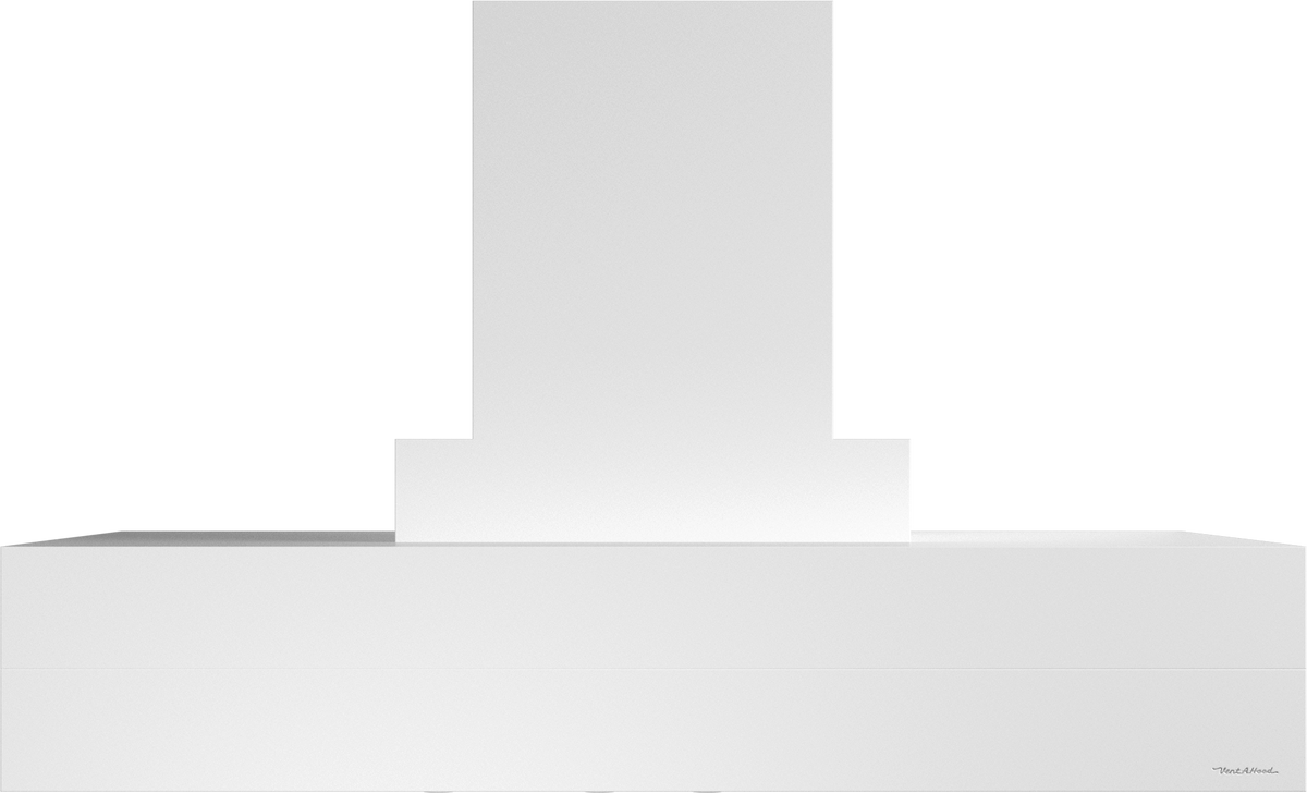 Vent-A-Hood CIEH9-248 WH 48" 550 CFM Contemporary Island Range Hood with Magic Lung Blower, White