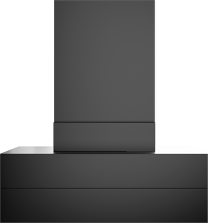 Vent-A-Hood CIEH9-236 BL 36" 550 CFM Contemporary Island Range Hood with Magic Lung Blower, Black Satin