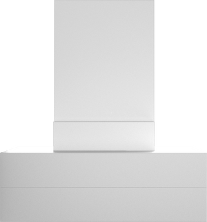 Vent-A-Hood CIEH9-236 BT 36" 550 CFM Contemporary Island Range Hood with Magic Lung Blower, Biscuit