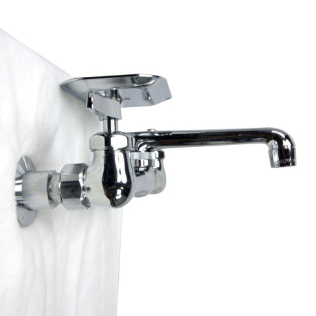 Nantucket Sinks CIF-2H Wall Mount Faucet with Soap Dish
