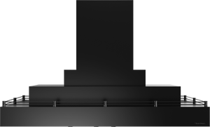 Vent-A-Hood CILH9-2+266 BC 66" 1100 CFM Contemporary Island Range Hood with Double Rectangle, Magic Lung Blower, Black Carbide