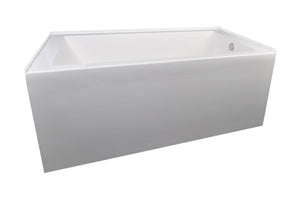 Hydro Systems CIT6032SCO-ALM-LH CITRINE 6032 STON W/ COMBO SYSTEM - ALMOND - LEFT HAND