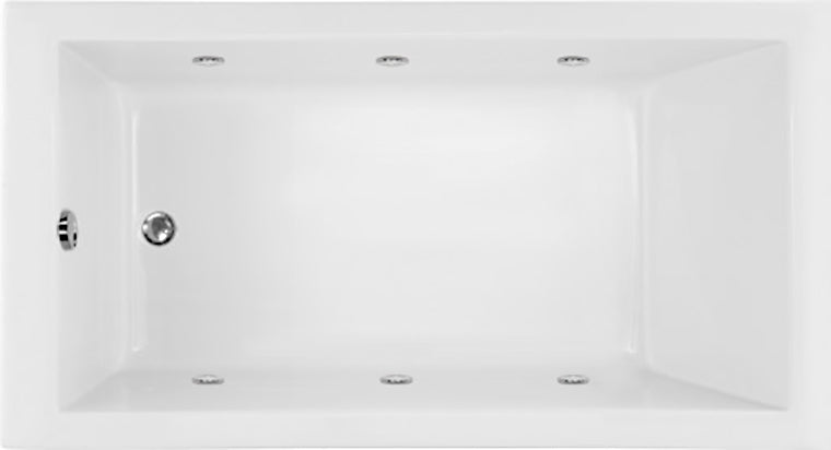 Hydro Systems CIT6032SCO-BIS-LH CITRINE 6032 STON W/ COMBO SYSTEM - BISCUIT - LEFT HAND