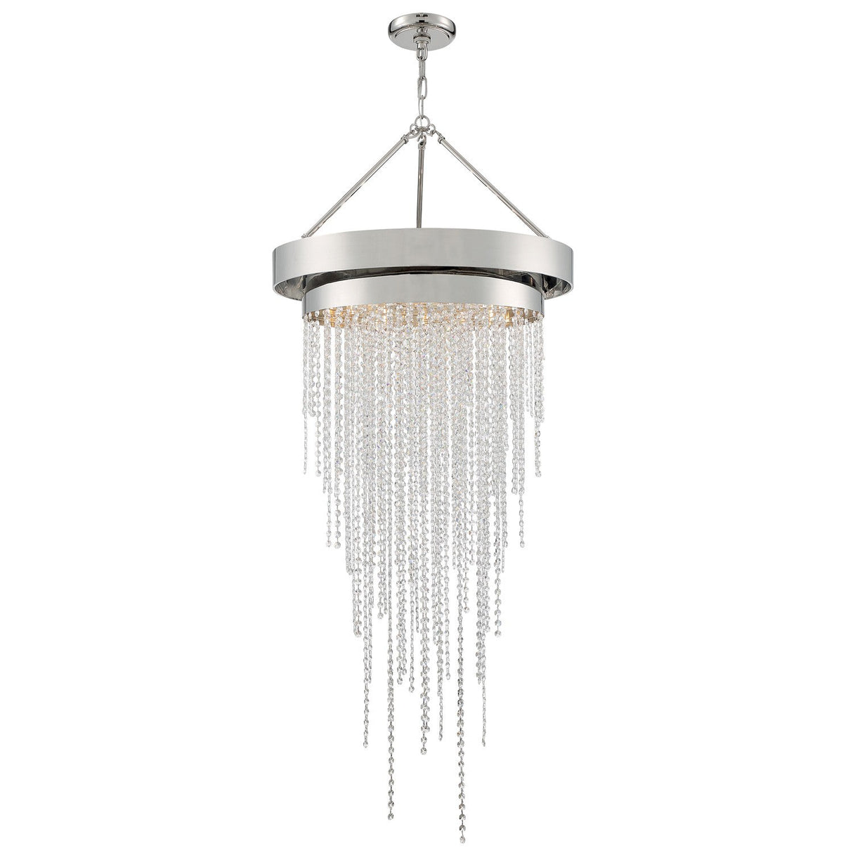 Clarksen 6 Light Polished Nickel Chandelier CLA-A3207-PN-CL-MWP