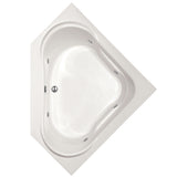 Hydro Systems CLA5555AWP-WHI CLARISSA 5555 AC W/WHIRLPOOL SYSTEM-WHITE