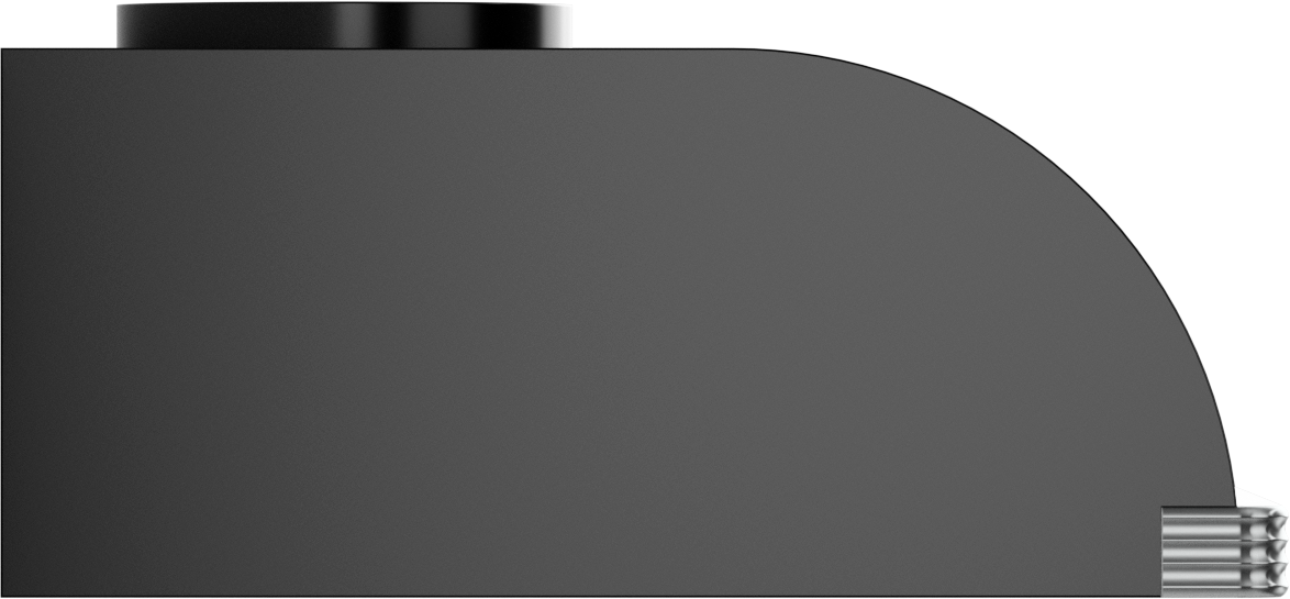 Vent-A-Hood CLH9-130 BC 30" 300 CFM Professional Retro-Style Under Cabinet Range Hood with Magic Lung Blower, Black Carbide