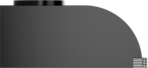 Vent-A-Hood CLH9-248 BL 48" 600 CFM Professional Retro-Style Under Cabinet Range Hood with Magic Lung Blower, Black Satin