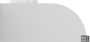 Vent-A-Hood CLH9-342 WH 42" 900 CFM Professional Retro-Style Under Cabinet Range Hood with Magic Lung Blower, White
