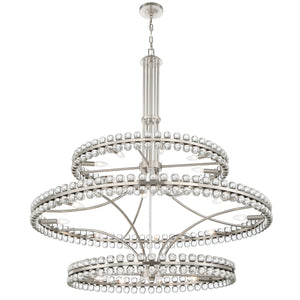 Clover 24 Light Aged Brass Chandelier CLO-8000-AG