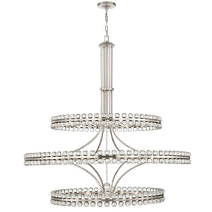 Clover 24 Light Aged Brass Chandelier CLO-8000-AG
