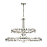 Clover 24 Light Aged Brass Two-tier Chandelier CLO-8890-AG