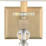 Clover 1 Light Aged Brass Sconce CLO-8892-AG