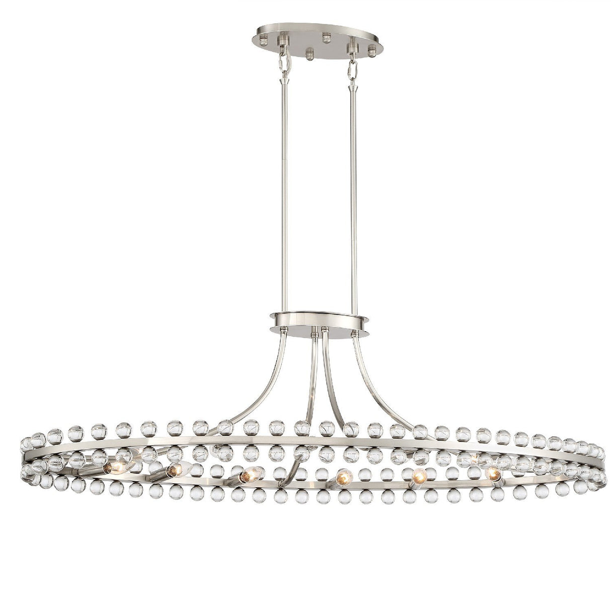 Clover 12 Light Aged Brass Chandelier CLO-8897-AG