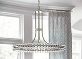 Clover 12 Light Aged Brass Chandelier CLO-8899-AG