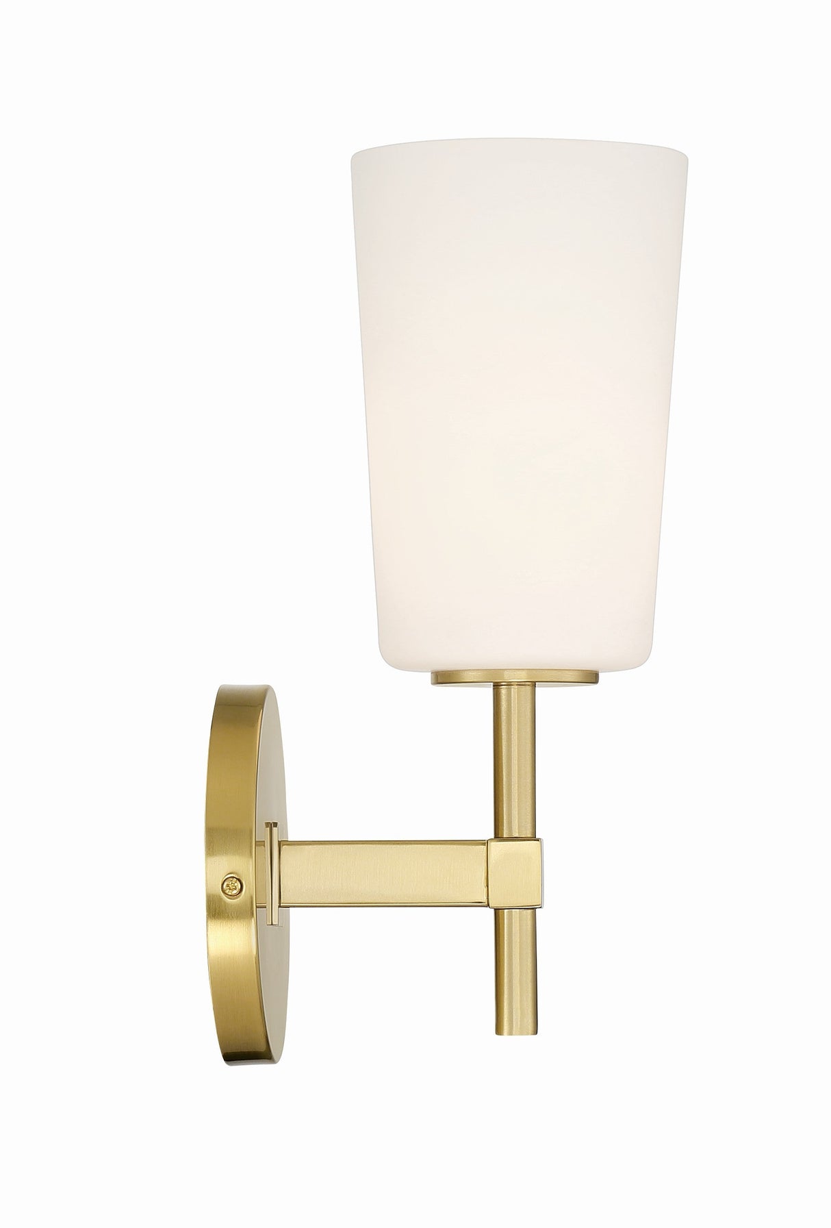 Colton 1 Light Aged Brass Bathroom Vanity COL-101-AG
