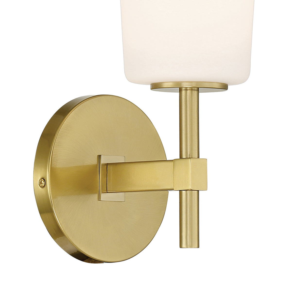 Colton 1 Light Aged Brass Bathroom Vanity COL-101-AG