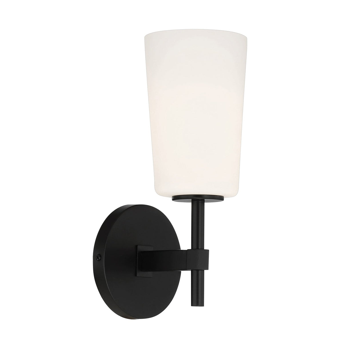 Colton 1 Light Black Bathroom Vanity COL-101-BK