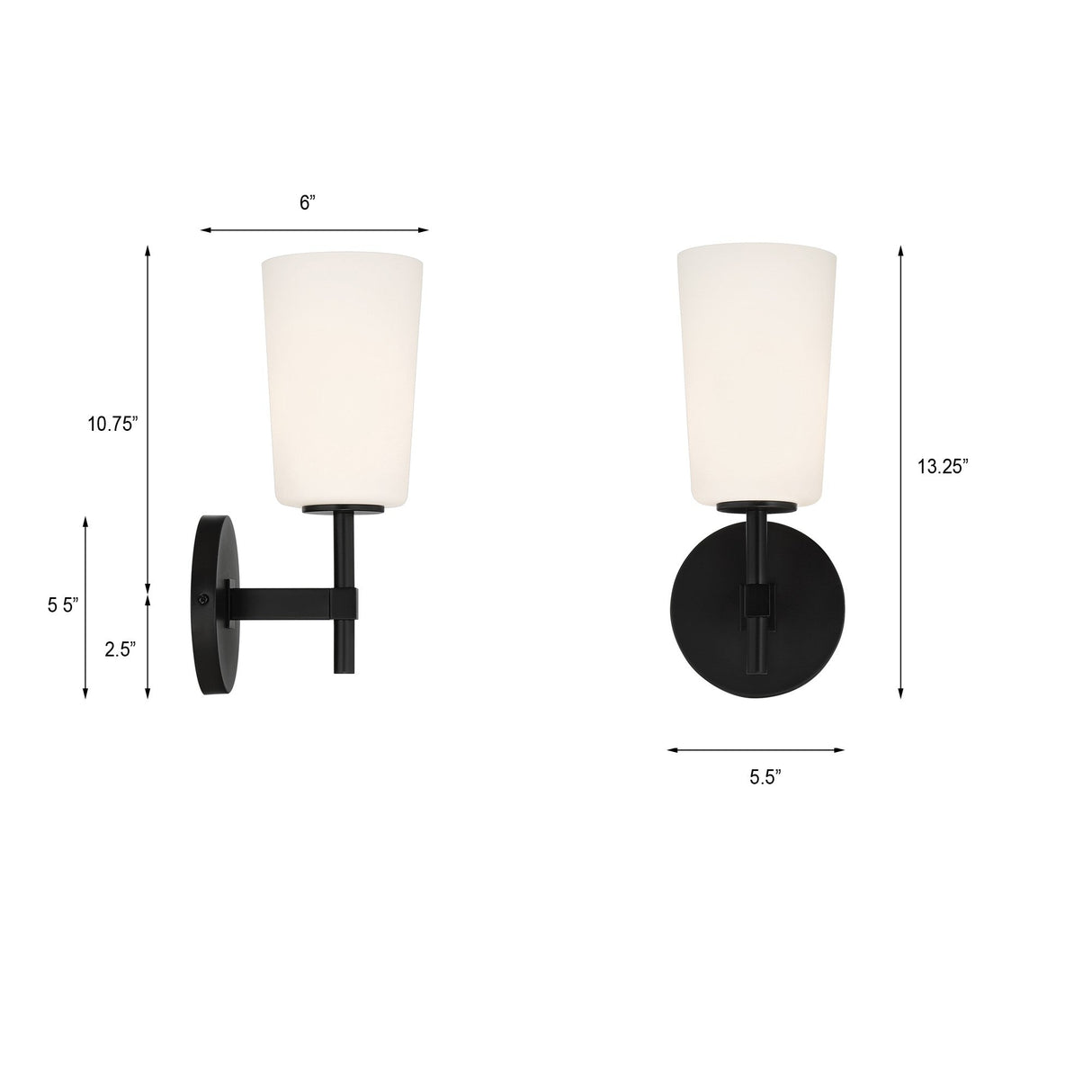 Colton 1 Light Aged Brass Bathroom Vanity COL-101-AG