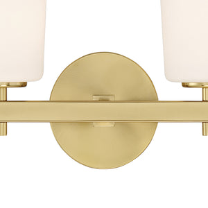 Colton 2 Light Aged Brass Bathroom Vanity COL-102-AG