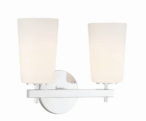 Colton 2 Light Aged Brass Bathroom Vanity COL-102-AG