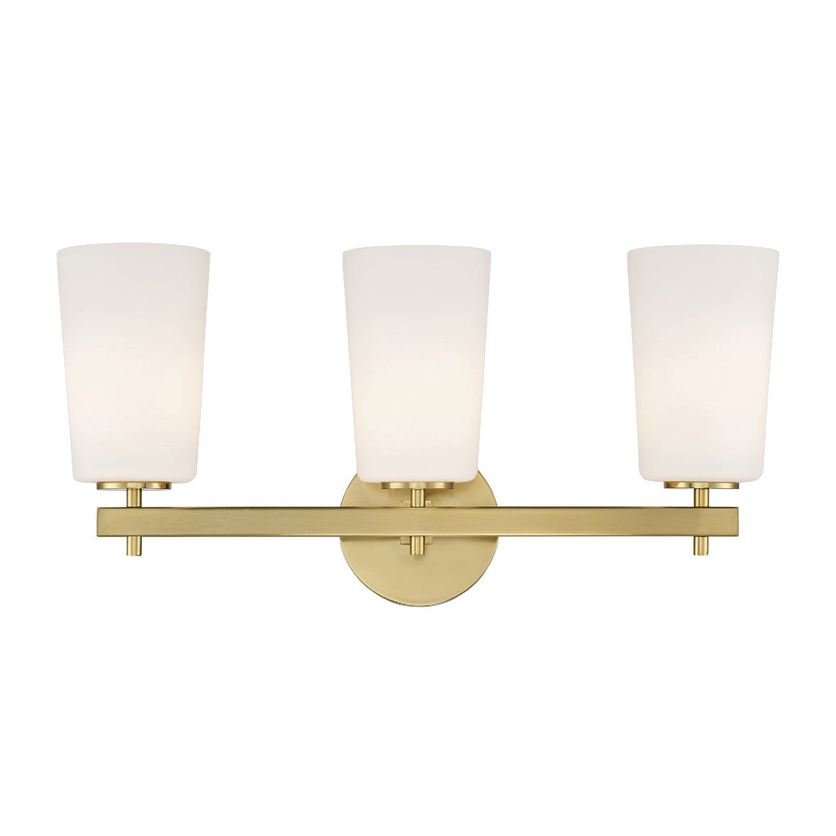 Colton 3 Light Aged Brass Bathroom Vanity COL-103-AG