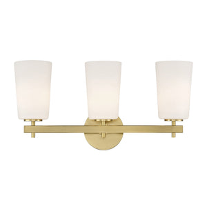 Colton 3 Light Aged Brass Bathroom Vanity COL-103-AG