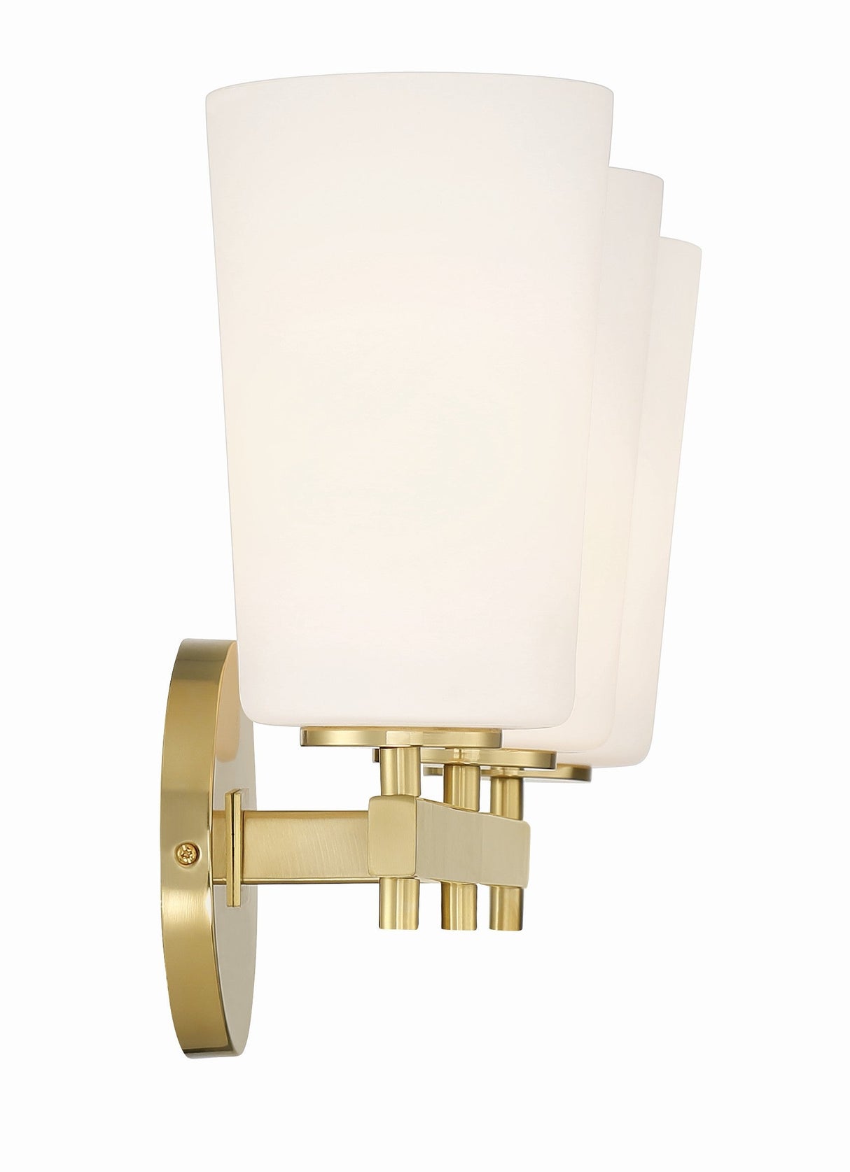 Colton 3 Light Aged Brass Bathroom Vanity COL-103-AG